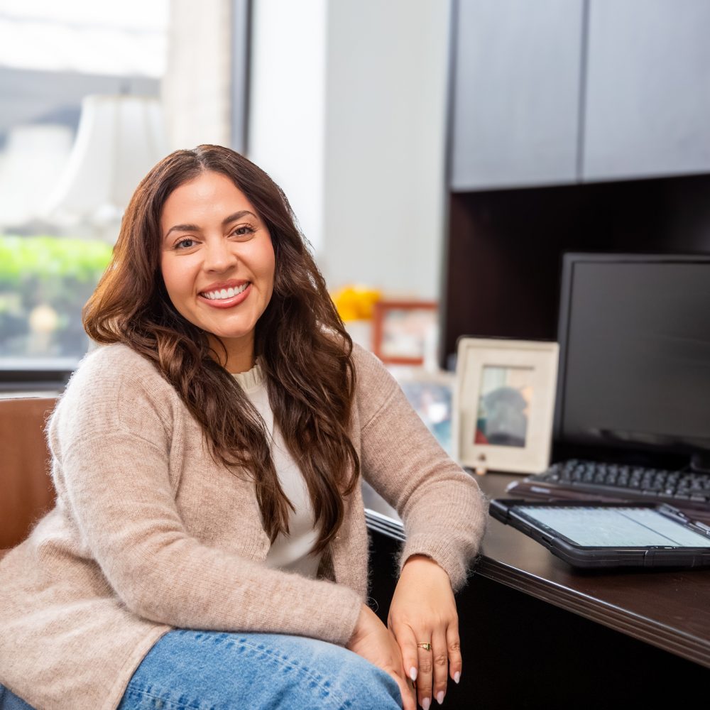 Portrait of a hispanic female woman